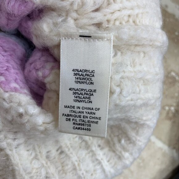 Rebecca Taylor Fluffy Stripe Sweater - Picture 5 of 5